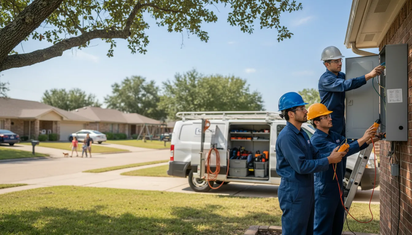 Certified electrician providing emergency electrical services in Cairo, GA